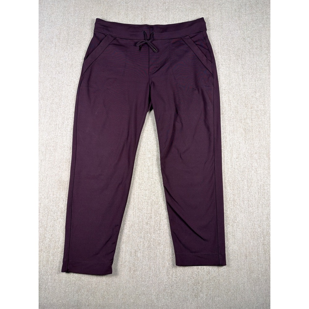 Athleta Headlands Hybrid Trek Joggers Womens Medium Purple Tapered Hiking Pants